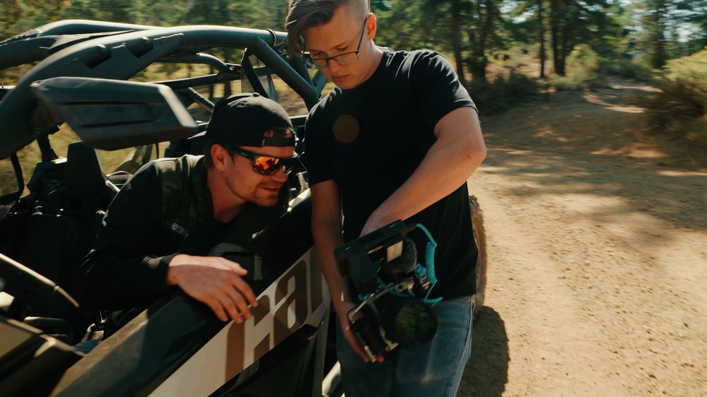 matthew dangyou filming a project
