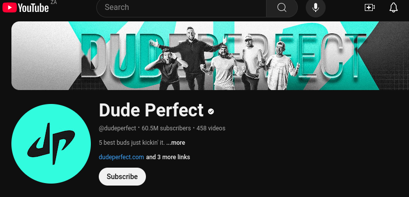 dude perfect youtube channel
