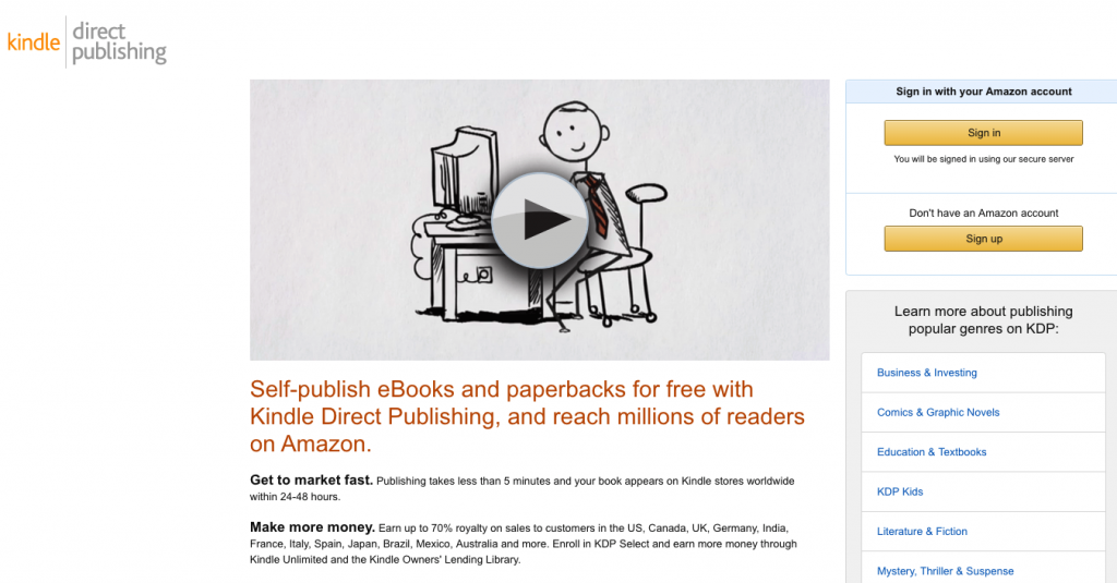kindle ebook publishing