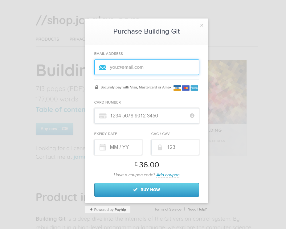 payhip checkout flow