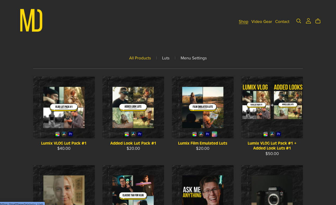 Matthew Dangyou Digital Product Store